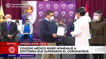 Edición Mediodía: Colegio Médico rinde homenaje a doctores que superaron el Covid-19