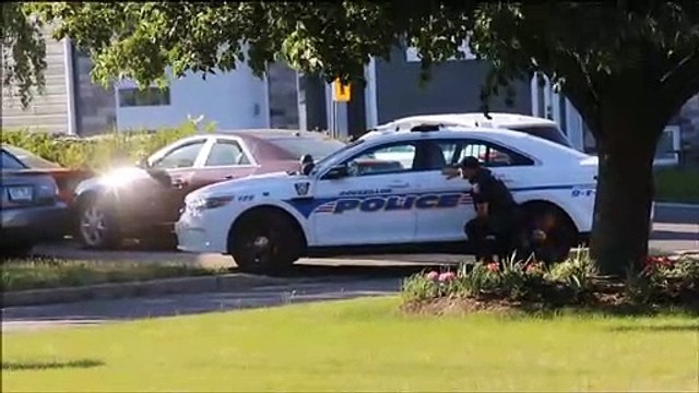 Intervention policière Saint-Constant 18 juin (Le Reflet - Erick Rivest)