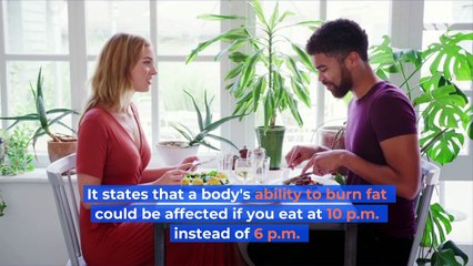 Eating Dinner Early Has Health Benefits, Study Reveals