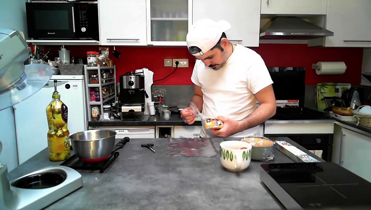 Papillote de Colin, concassé de tomate et citron jaunes et vert