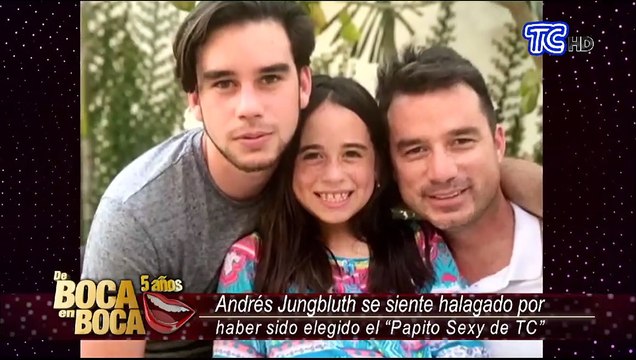 El presentador Andrés Jungbluth fue elegido como el Papacito Sexy de TC