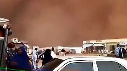 Une tempête de sable quitte Mauritanie direction Sénégal