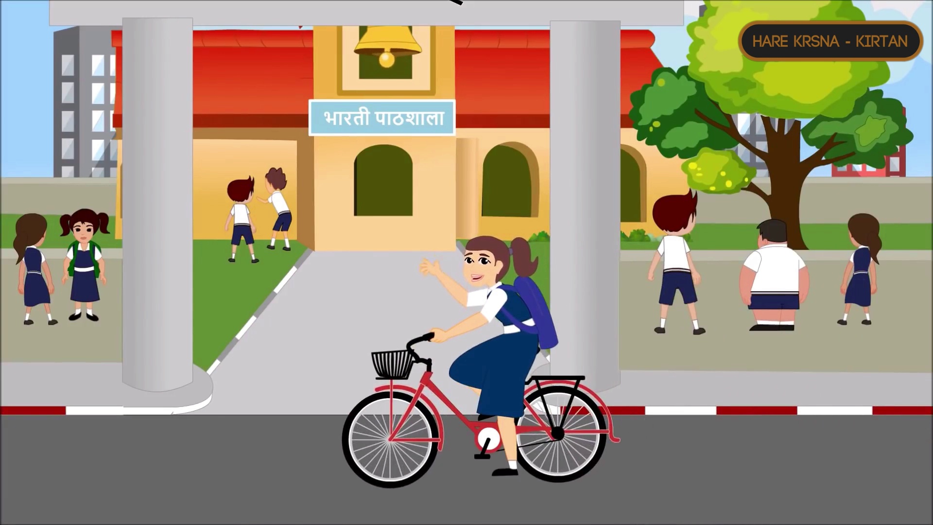 Vehicle | Conveyance | Transport | Sanskrit Rhymes — 12 (वाहनानि)  | Kids | Animated rhyme | Sanskrit language | learn vowels Nursery Rhymes For Kids |