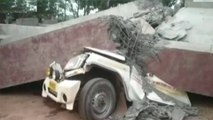 Etah: Two killed after under construction bridge collapse