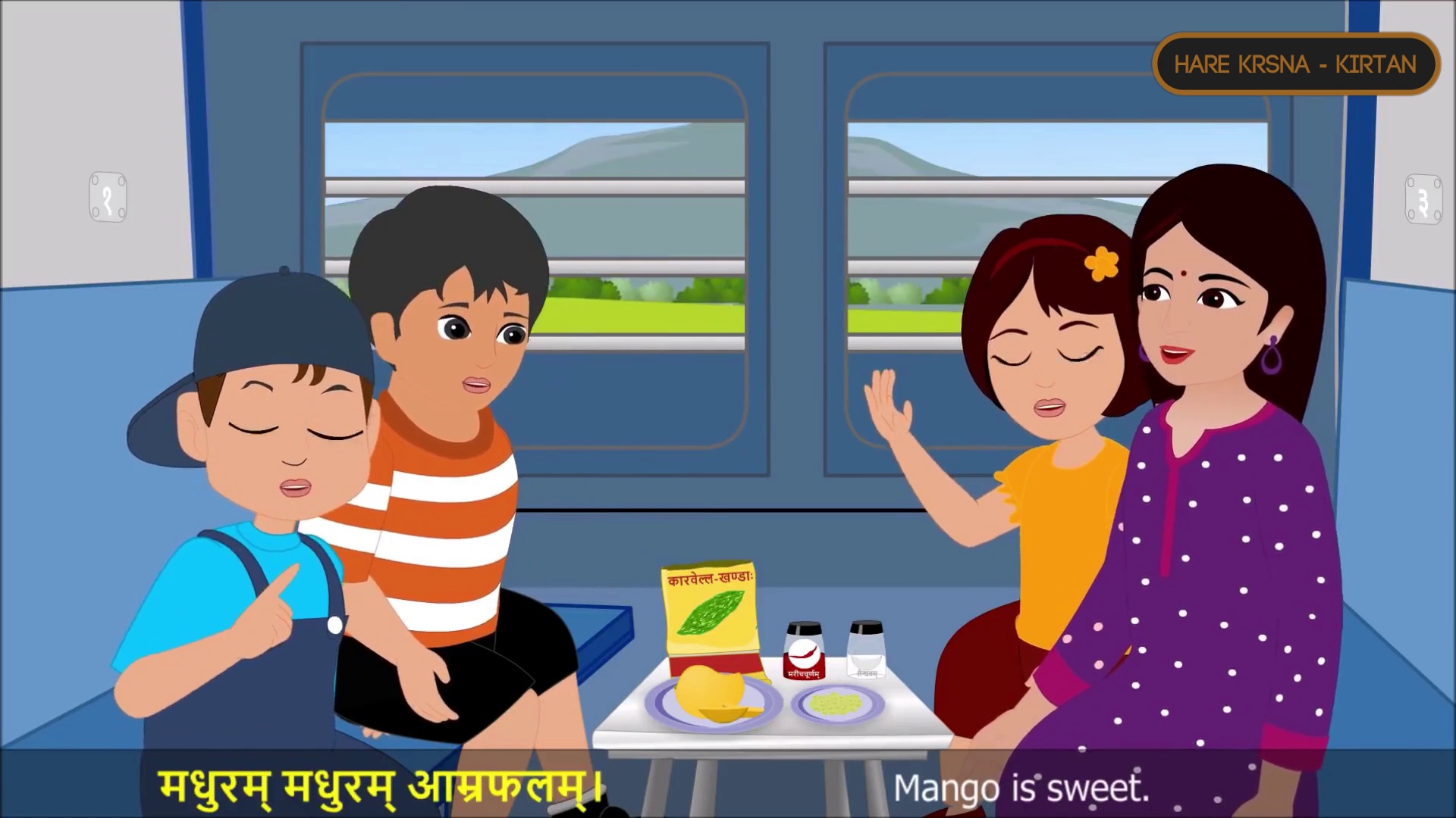 Interest | Sanskrit Rhymes — 14 (रुचयः) | Kids | Animated rhyme | Sanskrit language | learn vowels Nursery Rhymes For Kids |