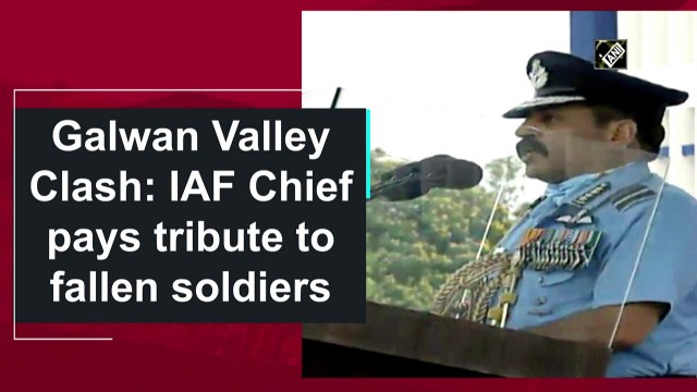 Galwan Valley clash: IAF Chief pays tribute to martyred jawans