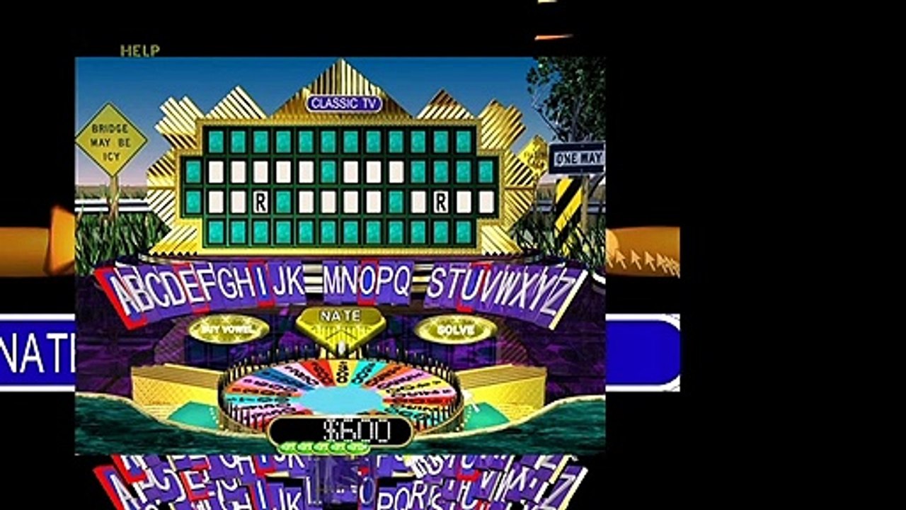 An Old Wheel of Fortune Game