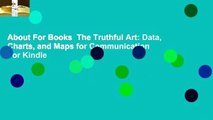 About For Books  The Truthful Art: Data, Charts, and Maps for Communication  For Kindle