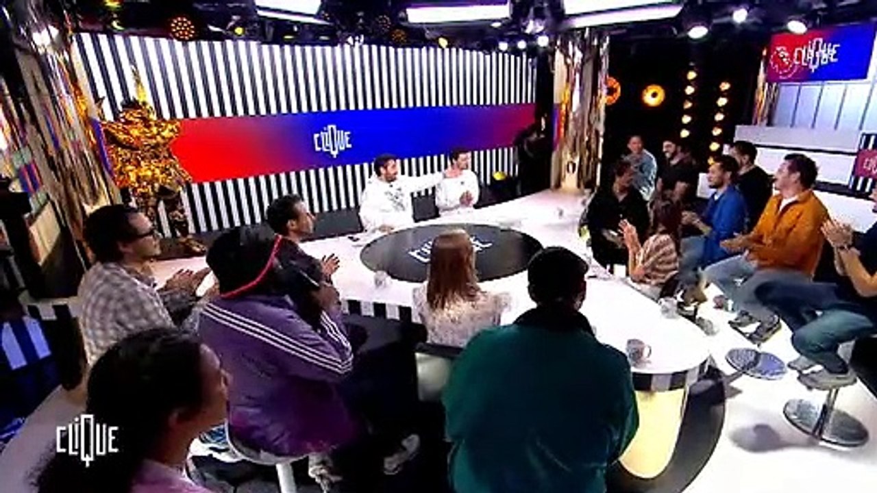 Regardez la fin du dernier numéro de la saison de "Clique" présenté par Mouloud Achour diffusé hier soir sur Canal Plus