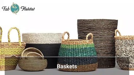 New Baskets by Fab Habitat