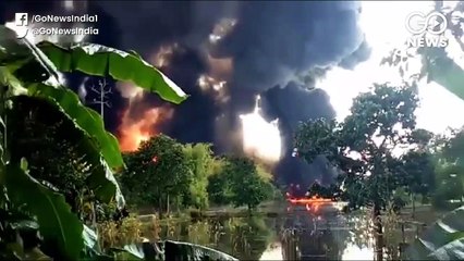 अभी तक धधक रही है तिनसुकिया ऑयल फील्ड में लगी आग