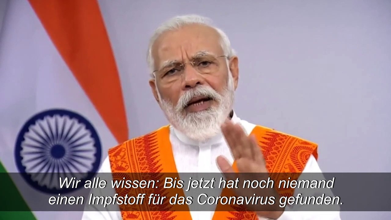 Indiens Premierminister: Yoga als Schutz vor Corona
