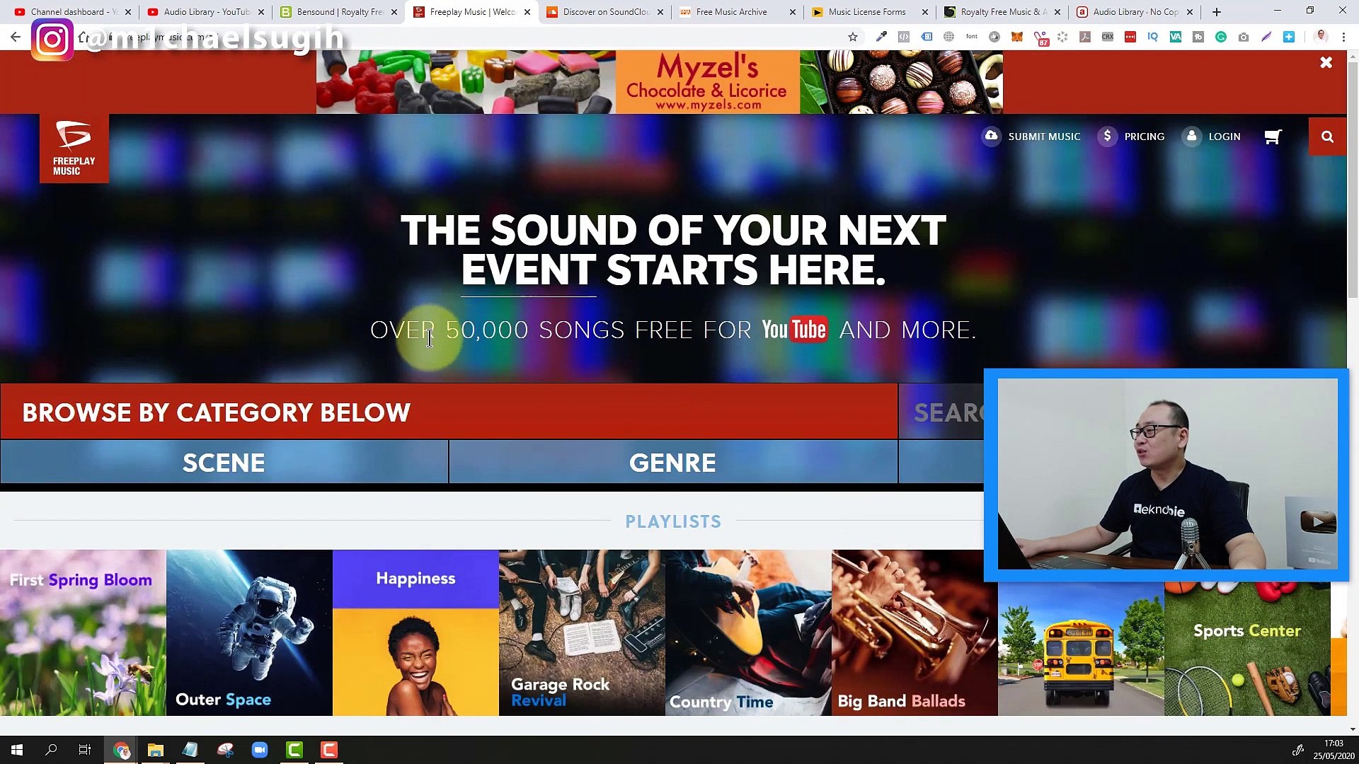 ⁣8 Website Free Youtube Music No Copyright For Background Video