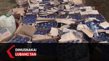 Polda Gorontalo Musnakan 36 Ton Miras Jenis Cap Tikus