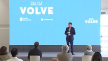Feijoo en la presentación de la campaña de promoción turística 'Galicia volve'