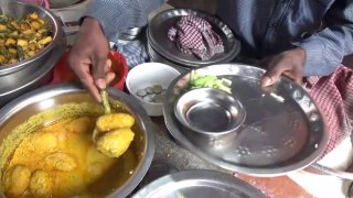 Cheapest Tandoori Roti And Dum Aloo @ 24Rs | सबसे सस्ती थाली |Pure Bengali Veg | Indian Street Food