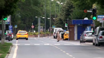 Haftalar sonra cadde ve sokaklar boş kaldı