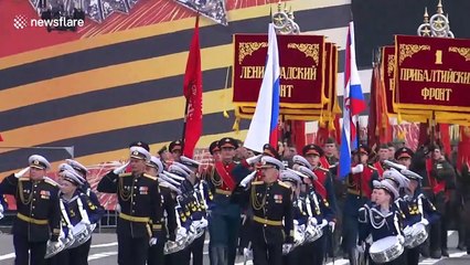 Russian forces rehearse ahead of postponed Victory Day parade