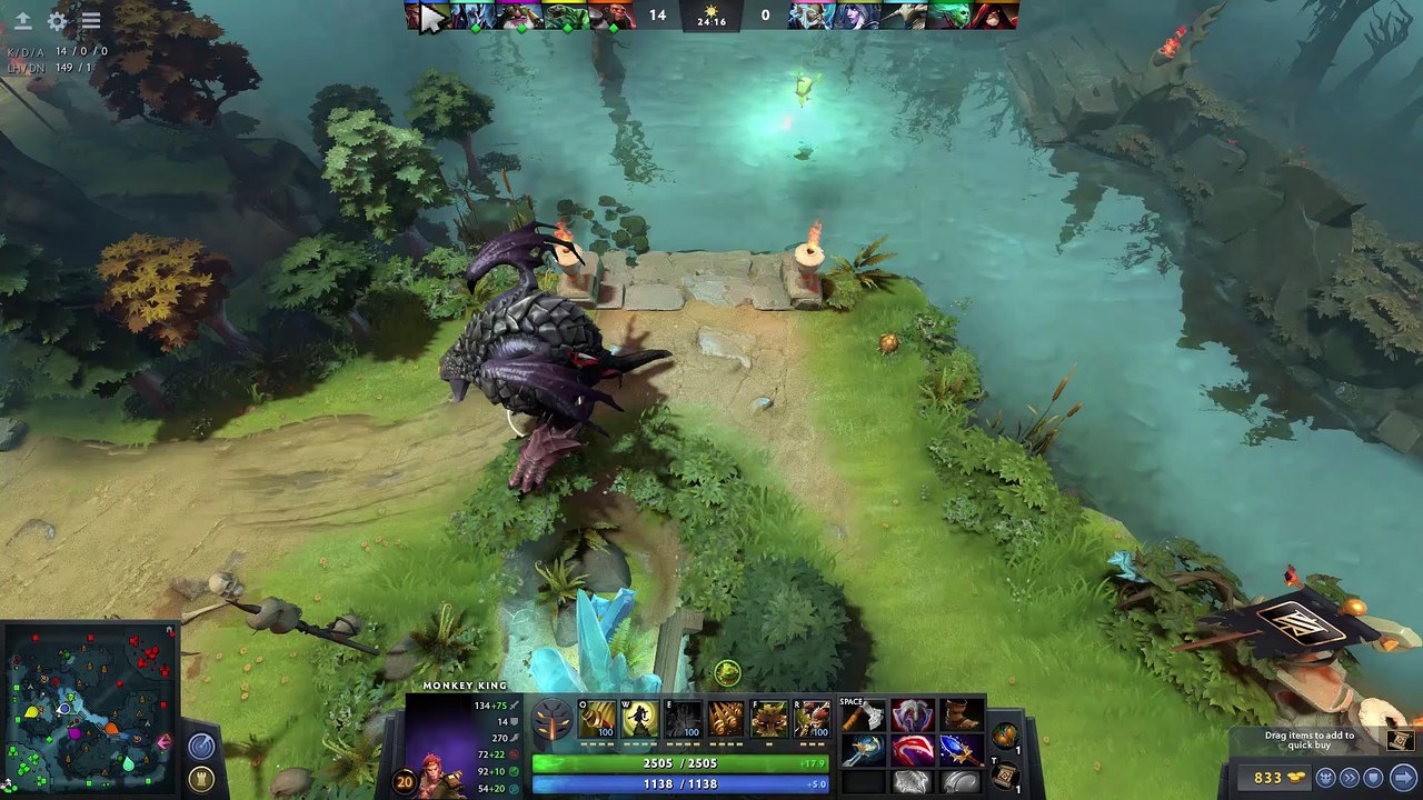 ROSHAN CONSUMES RUNES IN DOTA 2