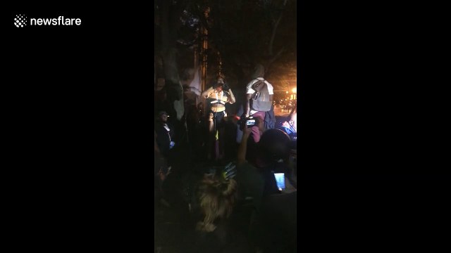 Anti-racism protesters in Washington DC tear down statue of Confederate general