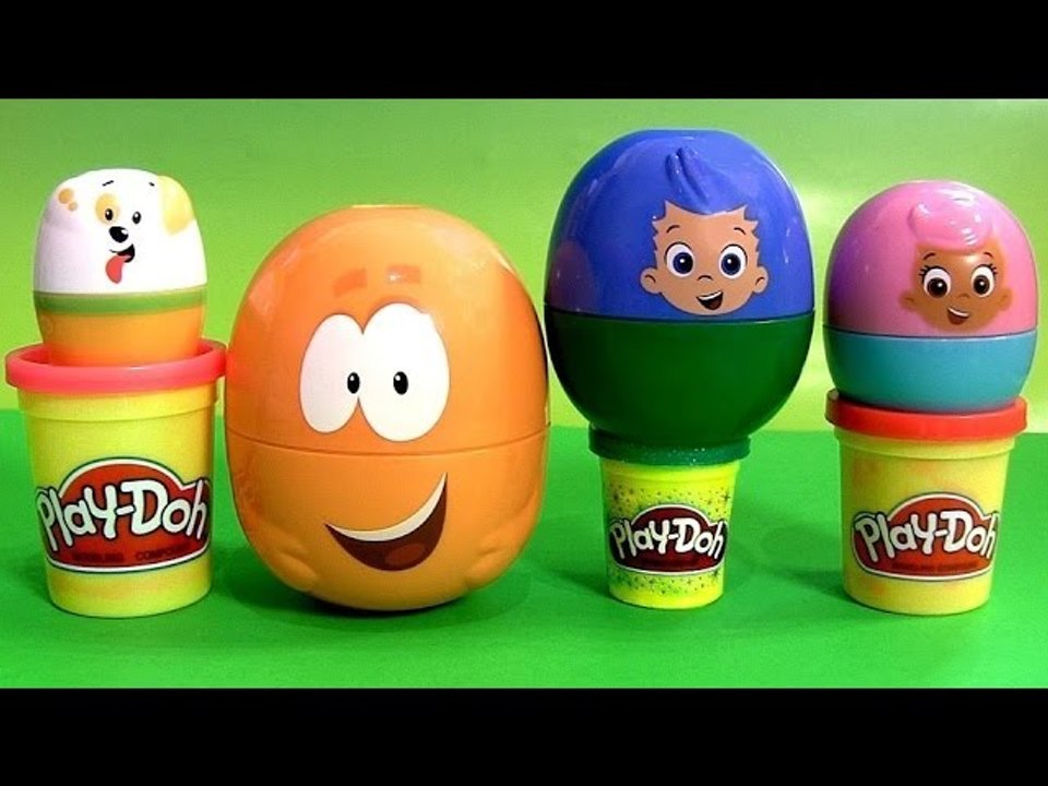 Play Doh BUBBLE GUPPIES SURPRISE Stacking Cups video Dailymotion