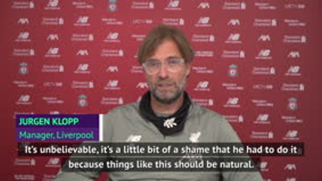 Klopp praises 'fantastic' Rashford for community work