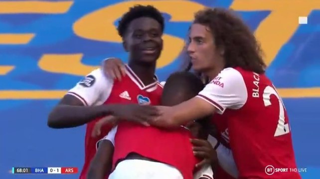 Brighton & Hove Albion vs Arsenal 2-1 All Goals Highlights 20/06/2020