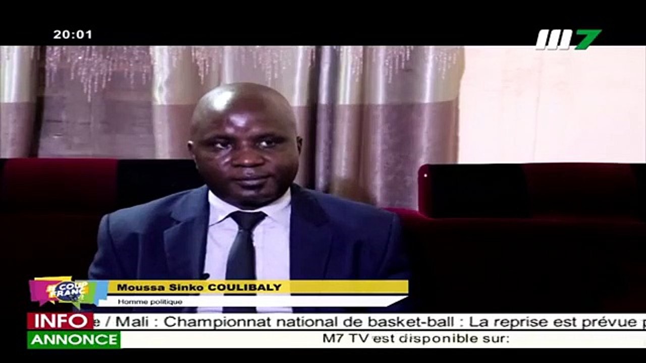 COUP FRANC DU 20 JUIN 2020/ INVITE : MOUSSA SINKO COULIBALY