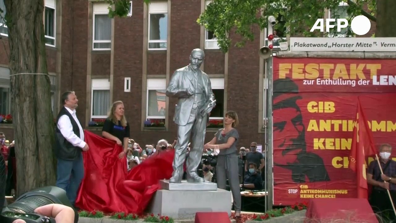 Lenin-Statue in Gelsenkirchen enthüllt