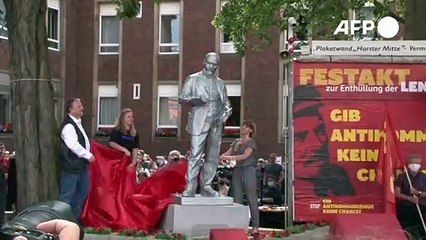 Lenin-Statue in Gelsenkirchen enthüllt