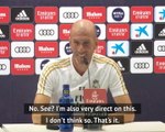 Zidane dismisses Pique’s suggestion that referees favour Real Madrid