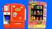 SHOPKINS So Cool Fridge ❤ Vending Machine Toy Storage Season2 Playset Shopping Baskets