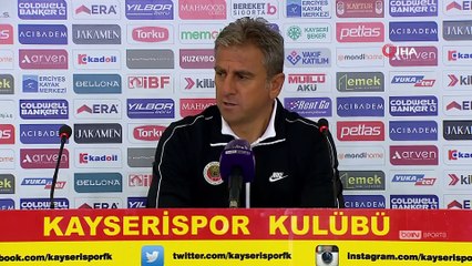 Hamza Hamzaoğlu: “Maçta iyi oynadık ama sonuçlandıramadık”