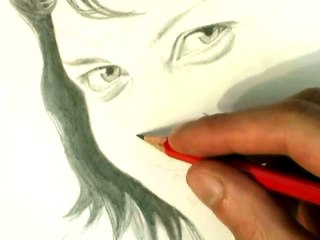 42. Портрет. Анфас. Рисуем носик