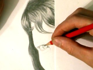 41. Портрет. Анфас. Детальная прорисовка глаз