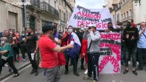 Protesta de la comunidad magrebí contra el Fiscal de Dijon por no protegerles frente a los chechenos