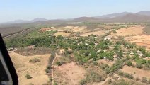 ¡Por aire y tierra! SSP Sinaloa vigila comunidades del norte de Culiacán