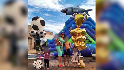 Georgina pasa un sábado muy 'animal' junto a sus hijos