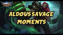 ALDOUS SAVAGE MOMENTS (3 SAVAGE IN ONE GAME) ONE PUNCH MAN