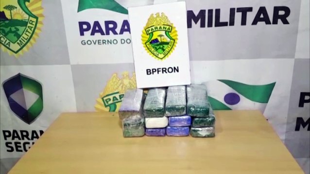 BPFron apreende adolescente que transportava 12 quilos de maconha em ônibus