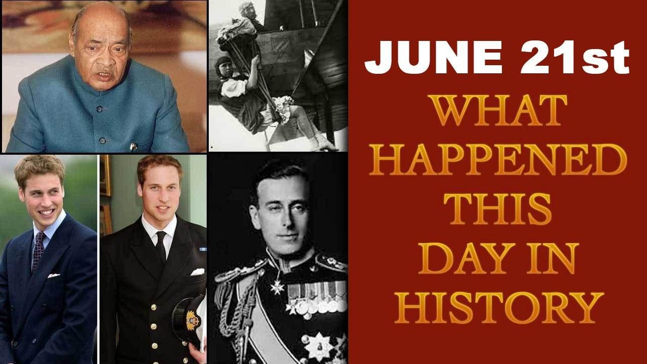 June 21st: Here is a look at some major events...