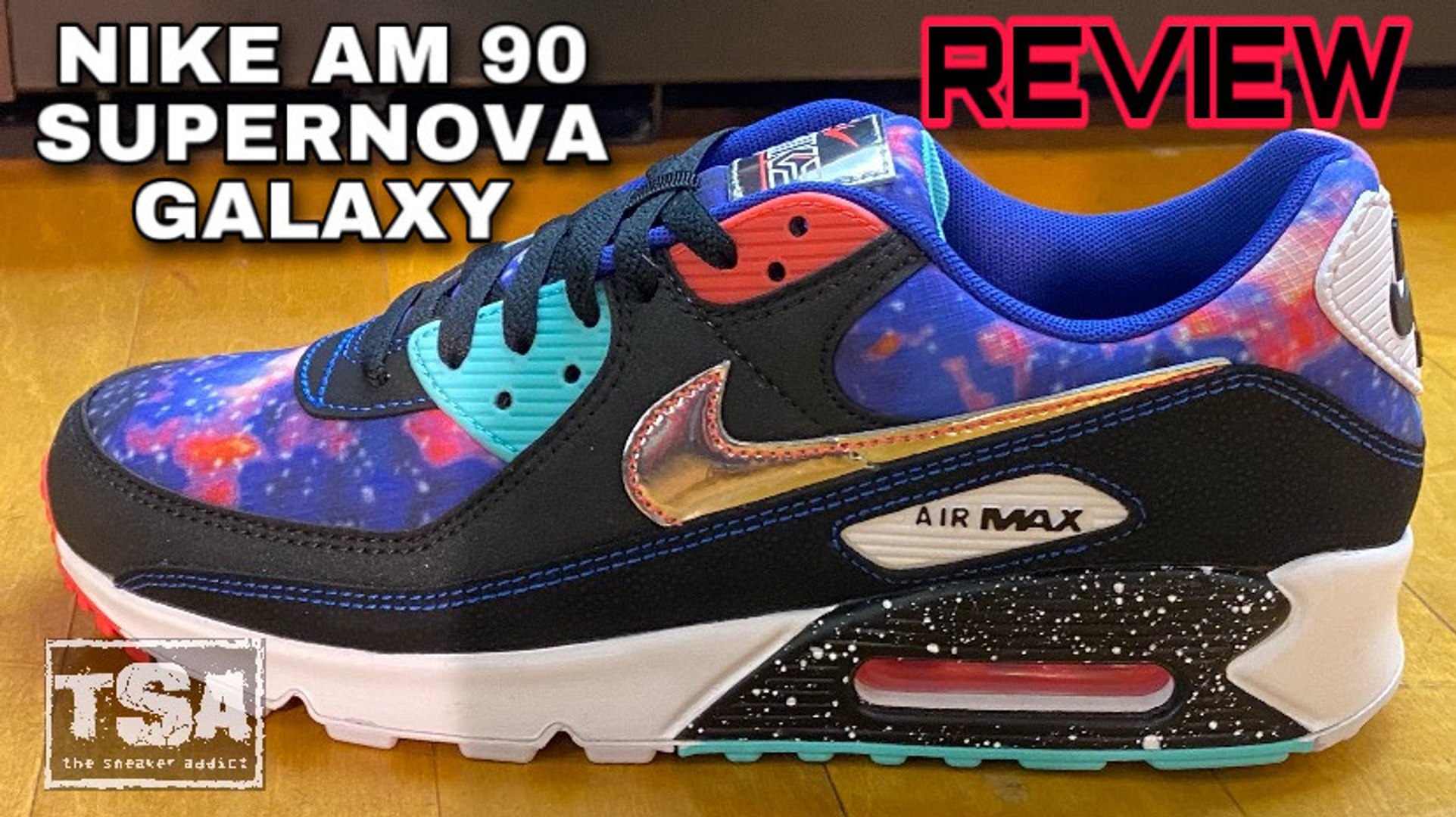 Nike Air Max 90 Supernova Galaxy Sneaker Review - video Dailymotion