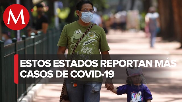 CdMx y Edomex, con más casos activos de coronavirus