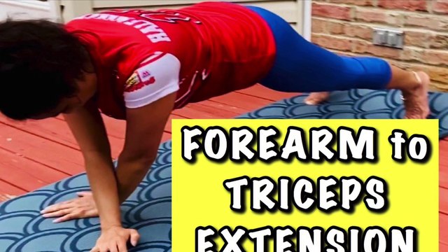 Forearm to Triceps Extension Pushups