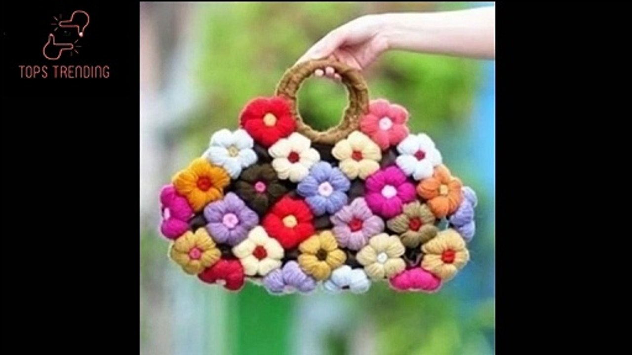 Best handbags design Crochet handmade bags_Top Class Crochet Hand Bags_Traditional  Crochet Bags