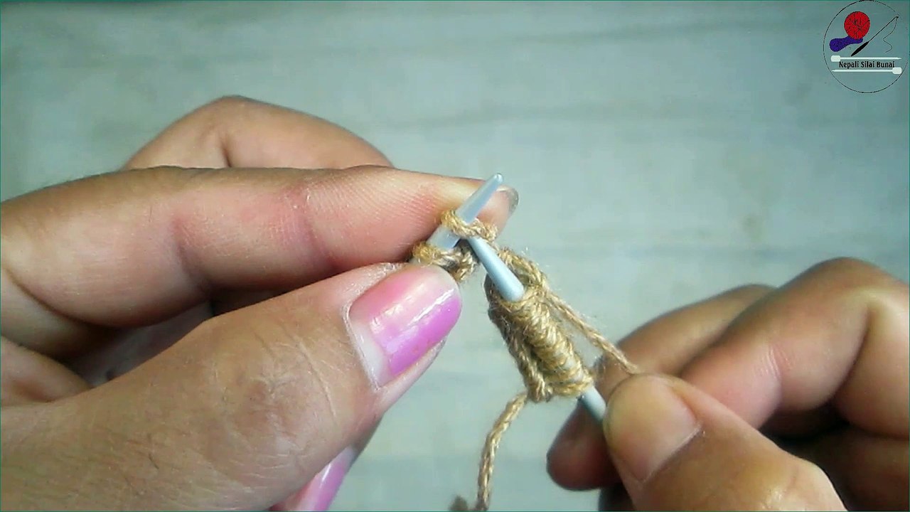 how to knit same direction provisional cart | how to knit same direction