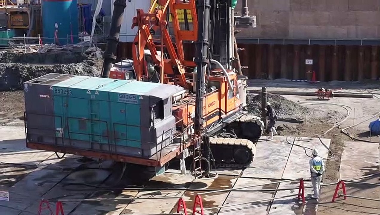 宇部市役所 新庁舎建設工事中 新庁舎1期棟新築工事 山口県宇部市常盤町 20200620_1616