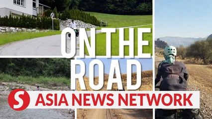 Couple cycle from France to Vietnam raising money for charity for school