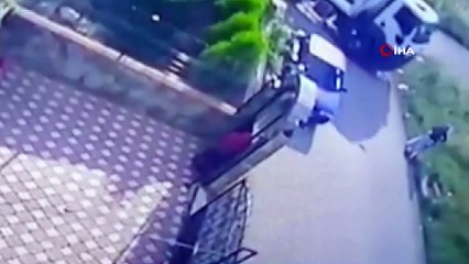 Çöp kamyonu anne kızı böyle ezdi