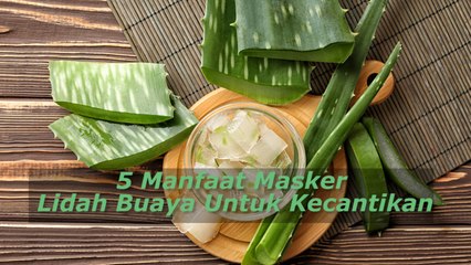 5 Manfaat Masker Lidah Buaya Untuk Kecantikan